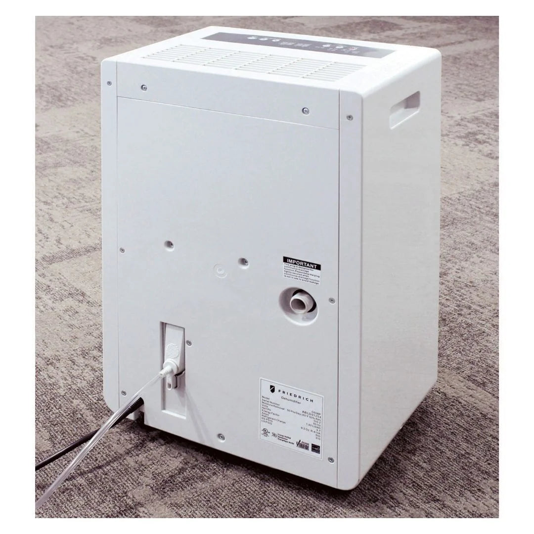 Friedrich 50 Pint Capacity Dehumidifier with 15-Inch Built-In Drain Pump