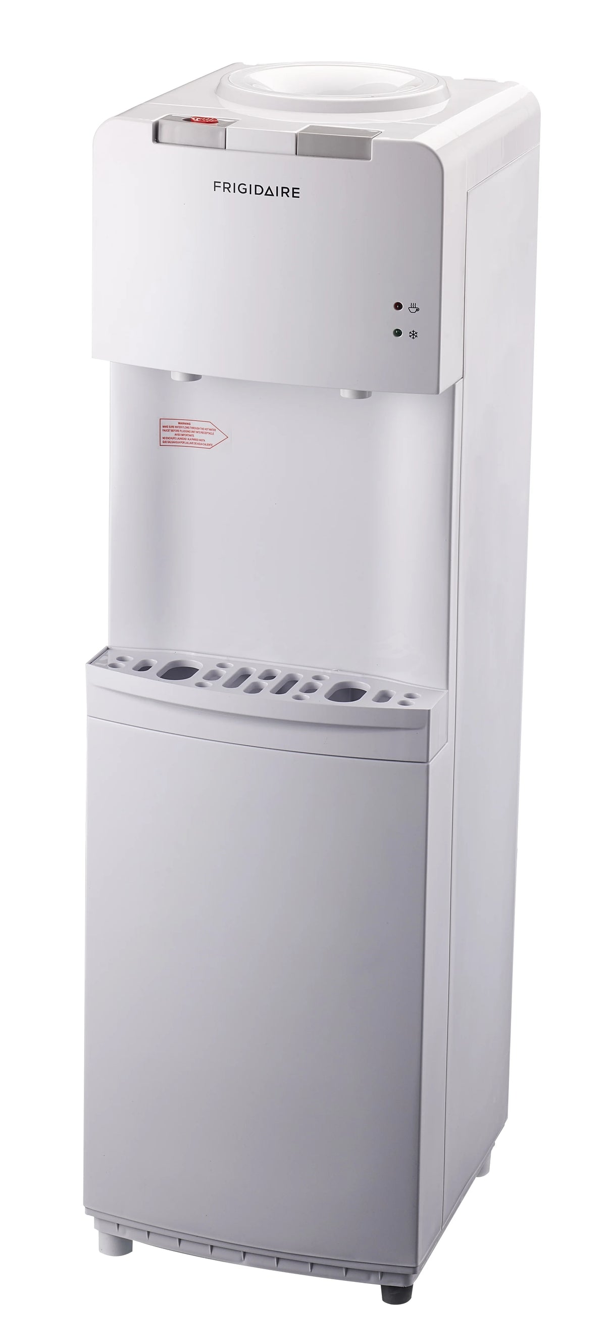 Frigidaire, Top Loading Hot and Cold Water Dispenser, White