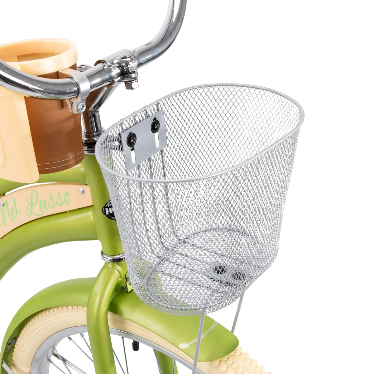 Nel Lusso Classic Cruiser Bike with Perfect Fit Frame, Women's, Green, 26"