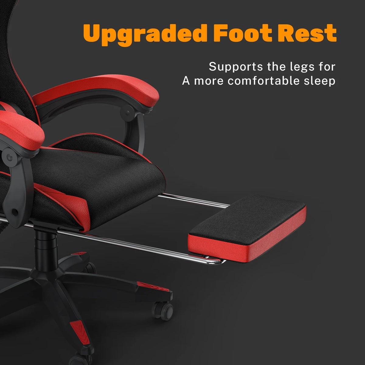 Bigzzia Gaming Chair Pu Leather Office Chair with Ergonomic Lumbar Pillow, Reclining Racing Game Chair Backrest and Seat Height Adjustable Swivel Recliner,Esports Chair with Headrest,Blue