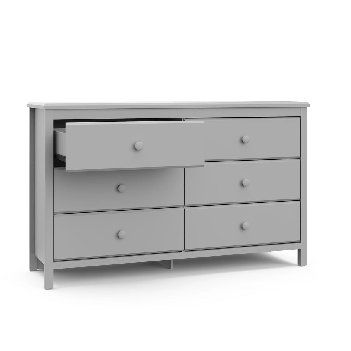 Storkcraft Alpine 6 Drawer Nursery Double Dresser, White