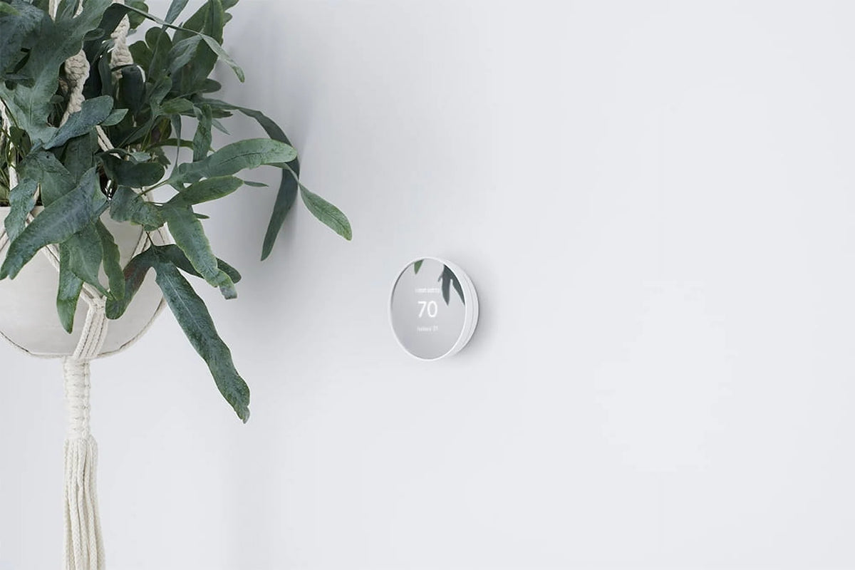 Google Nest  Thermostat - Smart Programmable Wi-Fi GA01334-US - Snow