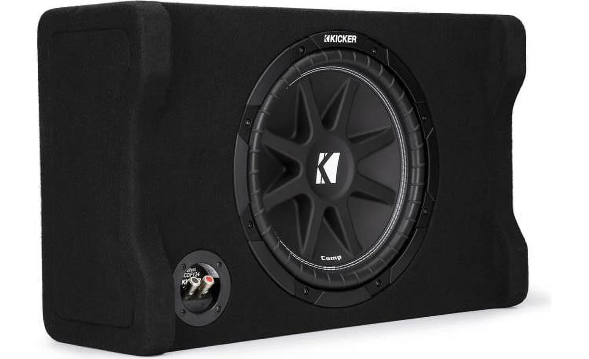 Kicker 48CDF124 Comp 12" Down-Firing Loaded Subwoofer Enclosure