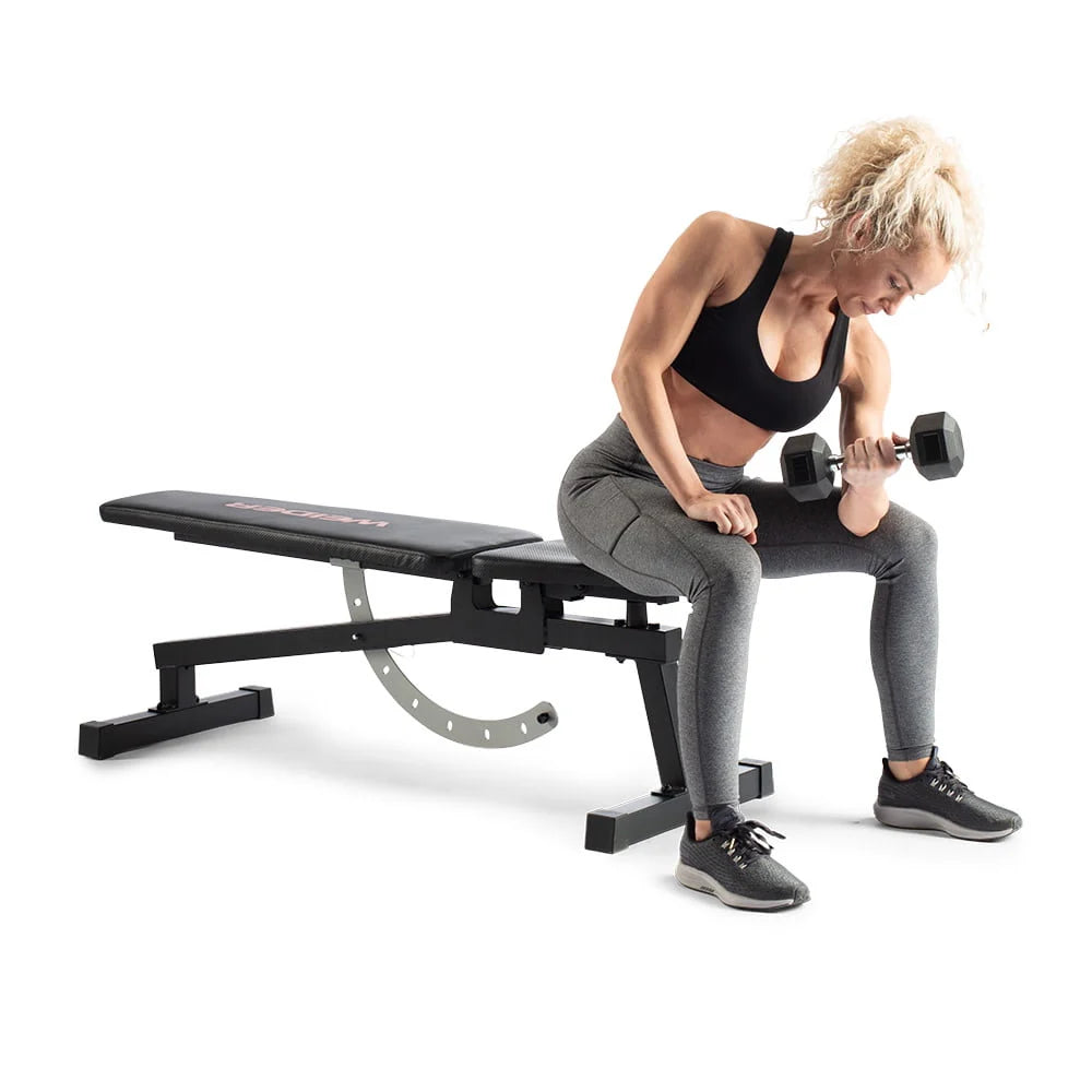 Weider Legacy Adjustable Bench with 14 Positions, 410 Lb. Weight Limit
