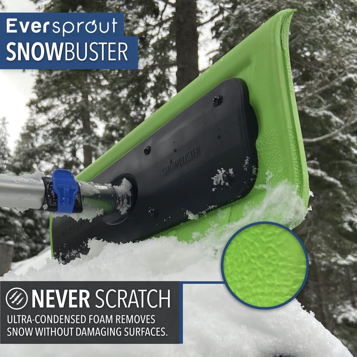 EVERSPROUT Never-Scratch SnowBuster 7-to-24 Foot