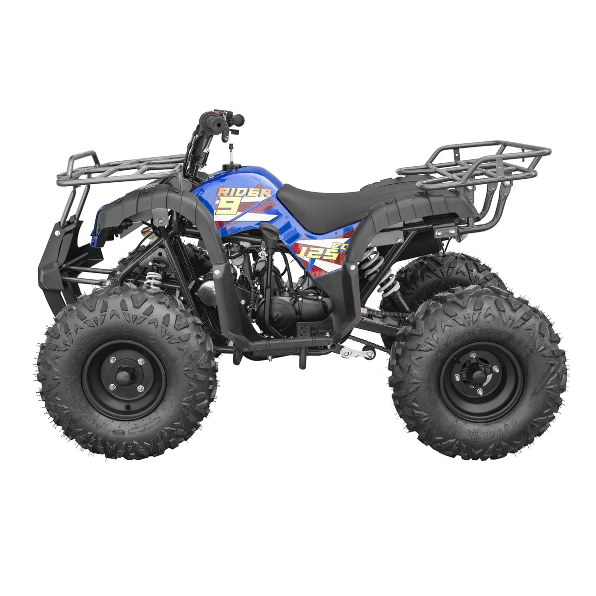 Cougar Rider Air Cooled 125cc ATV with Reverse Remote Kill Switch LED Lights