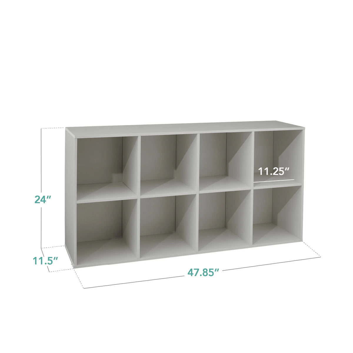 Best Choice Products 8-Cube Bookshelf, 11in Display Storage System, Organizer w/ Removable Back Panels - Black