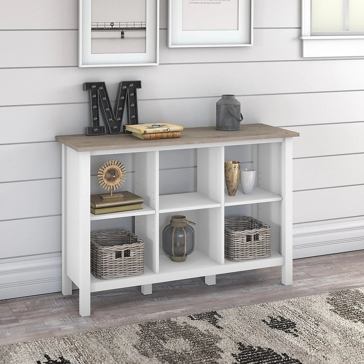 Bush Furniture Mayfield 6 Cube Bookcase