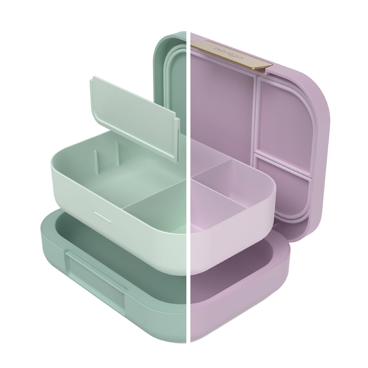 Bentgo Modern Leak-Resistant Lunch Box, 2 Pack