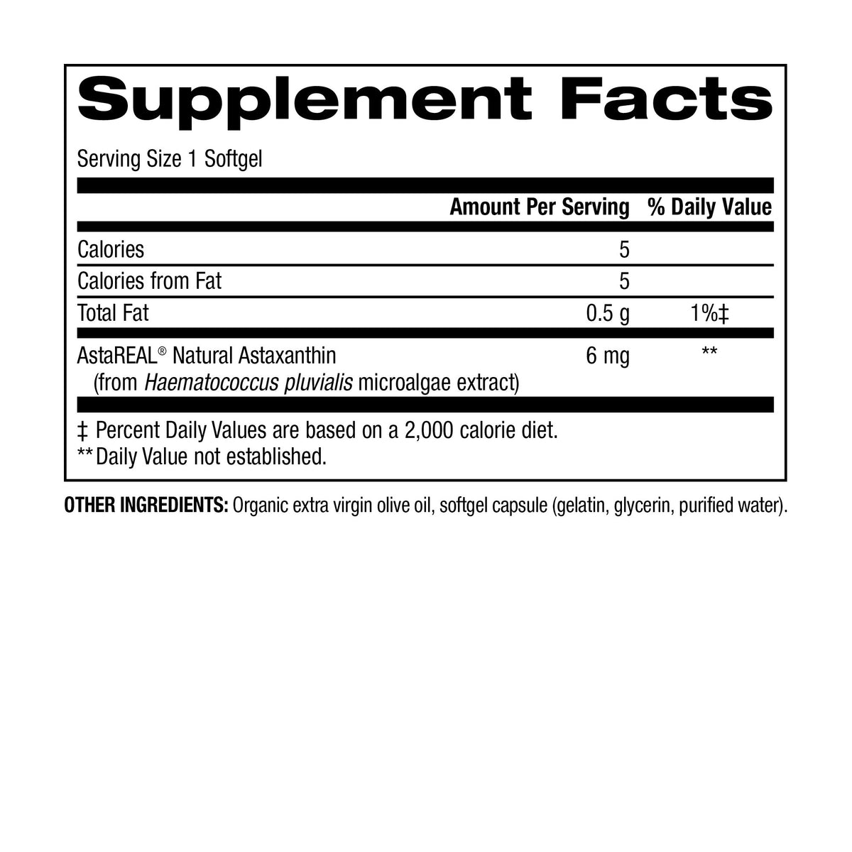 trunature Astaxanthin 6 mg, 100 Softgels