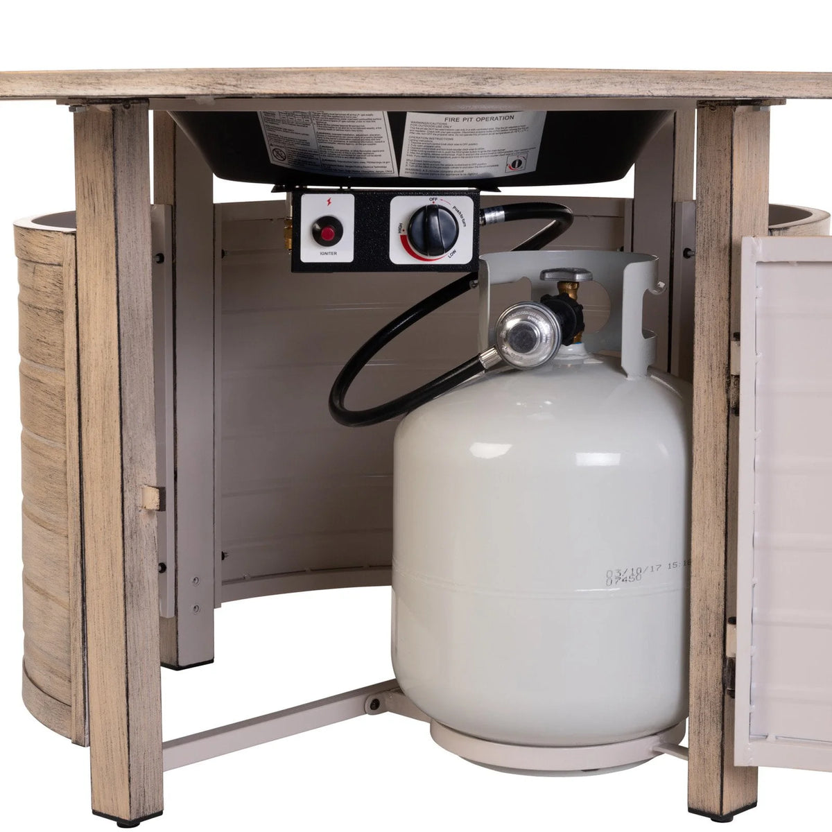 Fire Sense Thatcher 42 in. Fire Pit