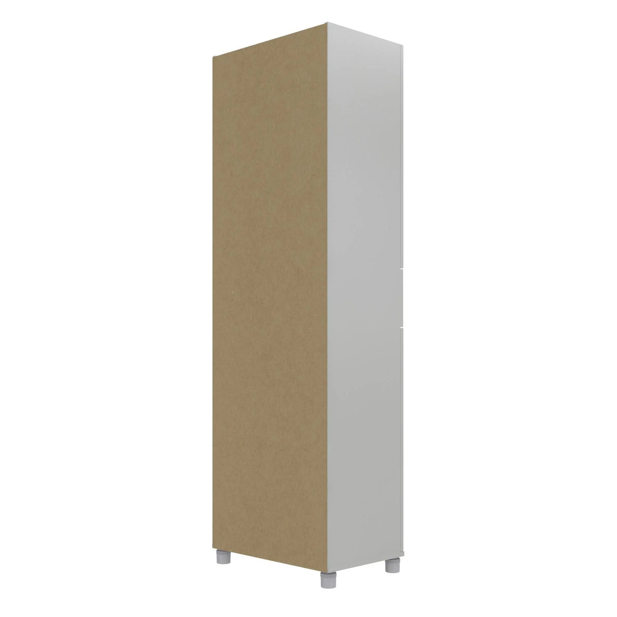 RealRooms Basin Storage Cabinet with Drawer, Kitchen Organizer, Dove Gray