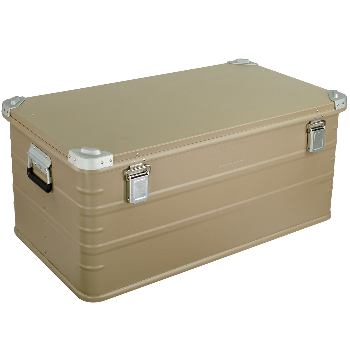 Crossover Aluminum Overland Storage, Trunk, Metal Cargo Case, Storage Box (147L X-Large, Black)