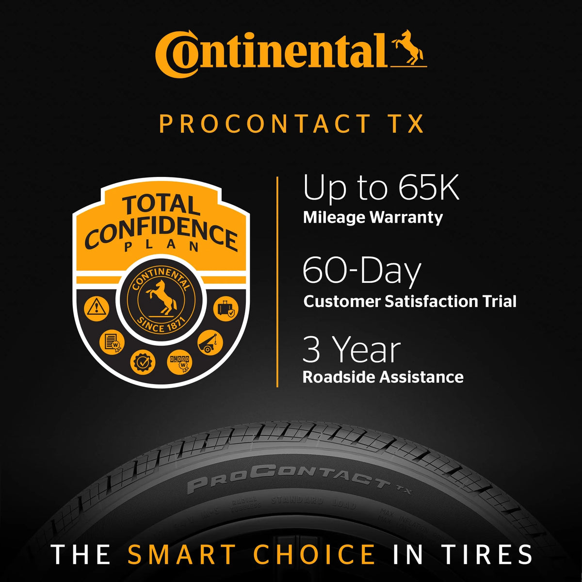 Continental ProContact TX All Season 225/40R18 92H XL Passenger Tire