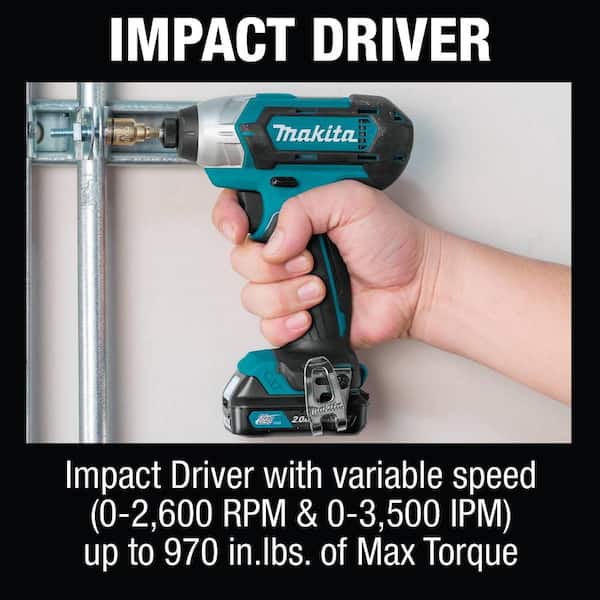12V max CXT Lithium-Ion Cordless Combo Kit (Driver-Drill/Impact Driver) 2.0 Ah (2-Piece)