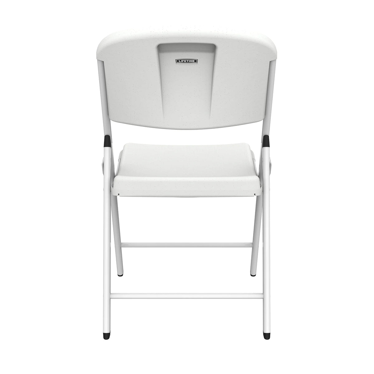 Lifetime Folding Chair, Indoor/Outdoor Commercial, White Granite, 4 Pack (42804)