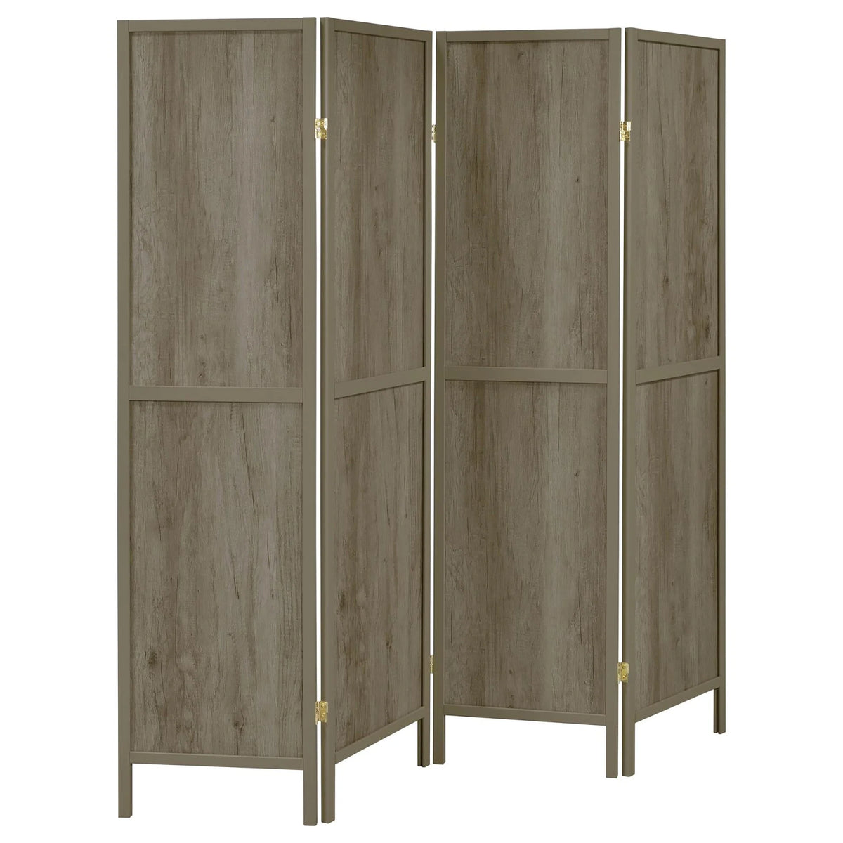 Privacy Screen 82.8'' W x 65'' H 6 - Panel Solid Wood Folding Room Divider, Natural,Outdoor Privacy Screen