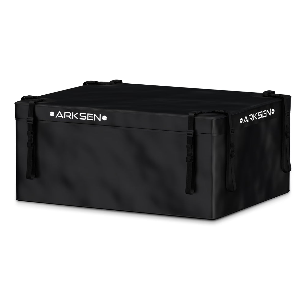 Arksen 29 Cubic Feet Waterproof Roof Top Luggage Storage Bag Heavy Duty Car Carrier Rooftop Bag W/ 12 Reinforced Straps, External Anti-slip Mat, 8 Door Hooks, For All Vechicles With/Without Rack