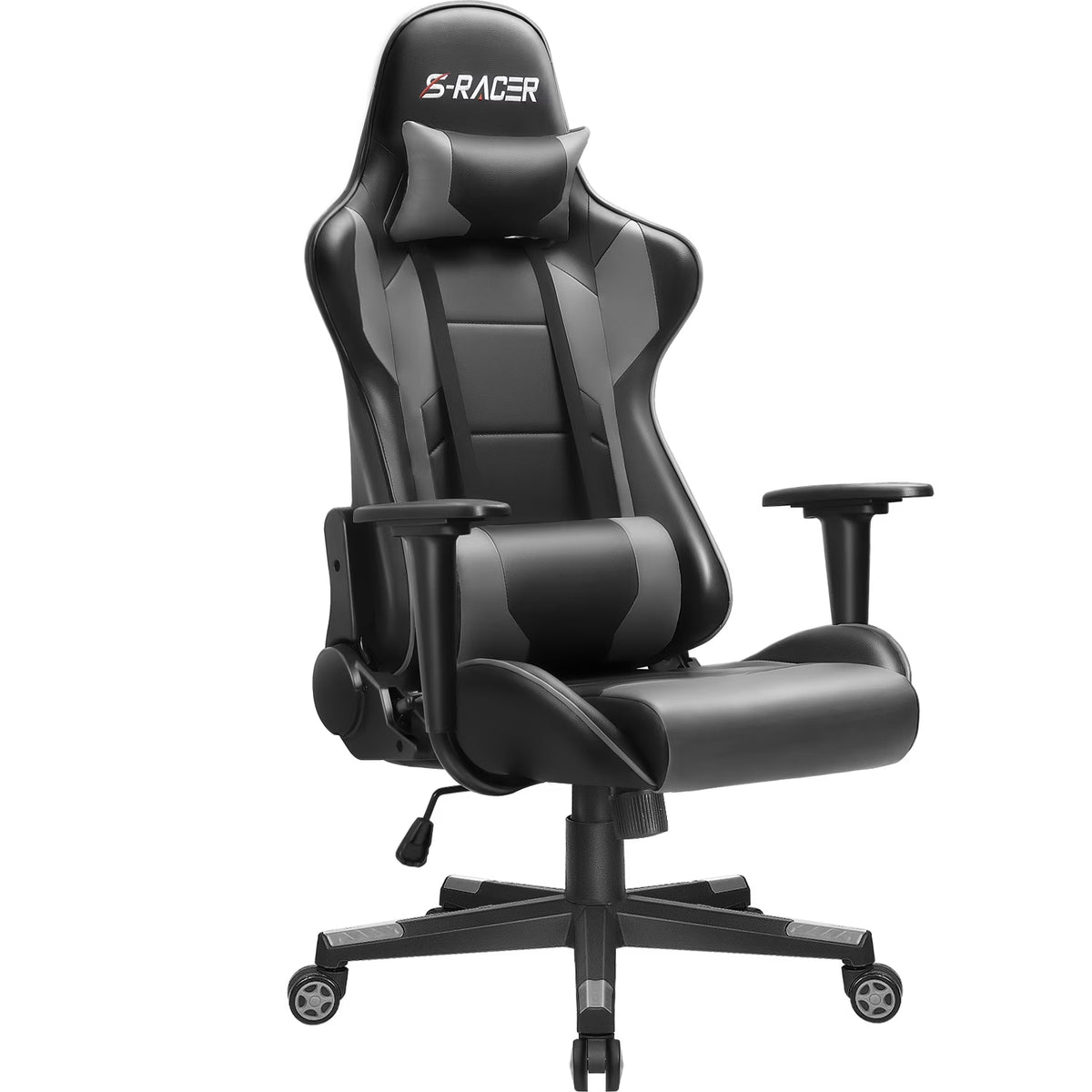 Homall Gaming Chair office Chair with Headrest & Lumbar Support, Pink