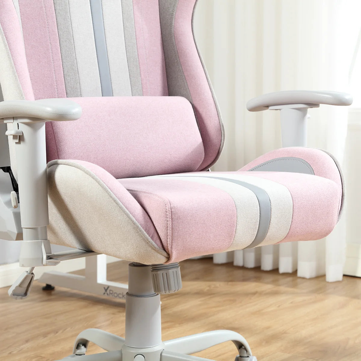 X Rocker Mysa PC Gaming Chair with Lumbar Support, Pink
