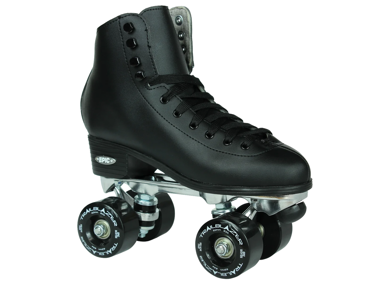 Epic Classic Black Quad Roller Skates