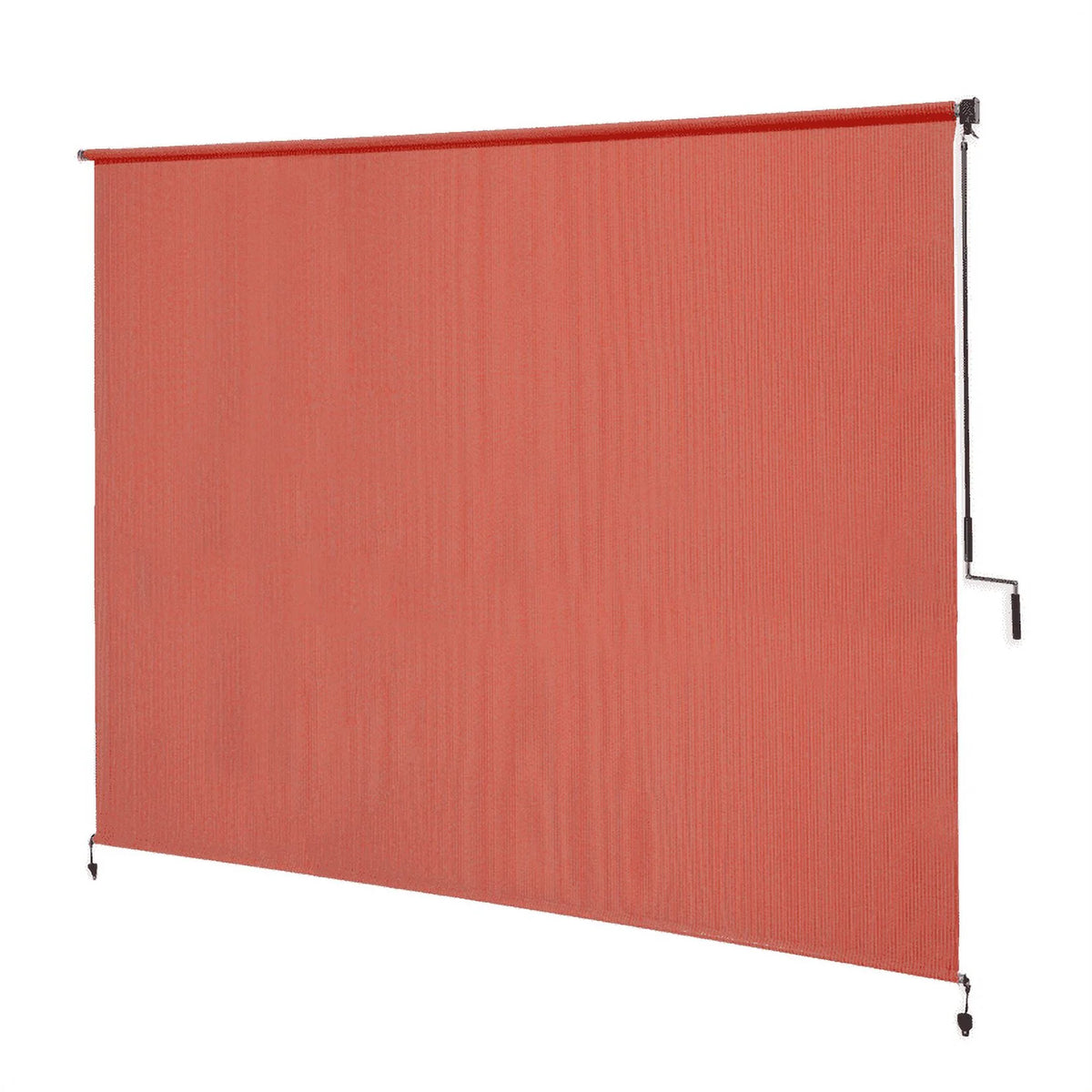 Coolaroo Light Filtering/Energy Efficient Polyethylene Roller Window Shades, Red, 2.95 in x 8'