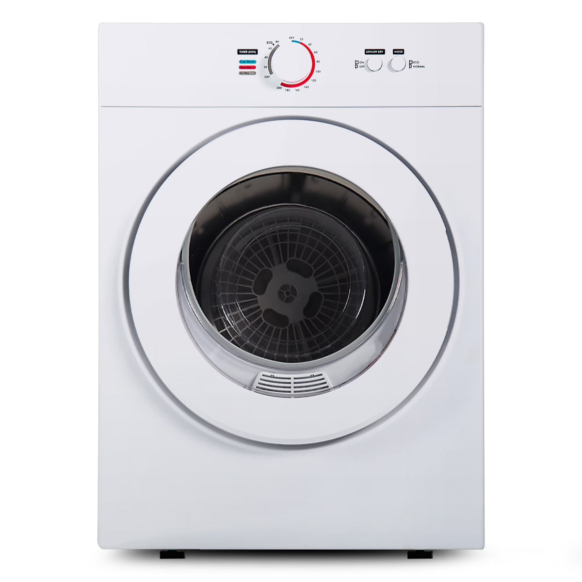 EUHOMY 1.8 Cu. ft. Compact Electric Dryer with LCD Touch Panel for Home, Apartment, Dorm