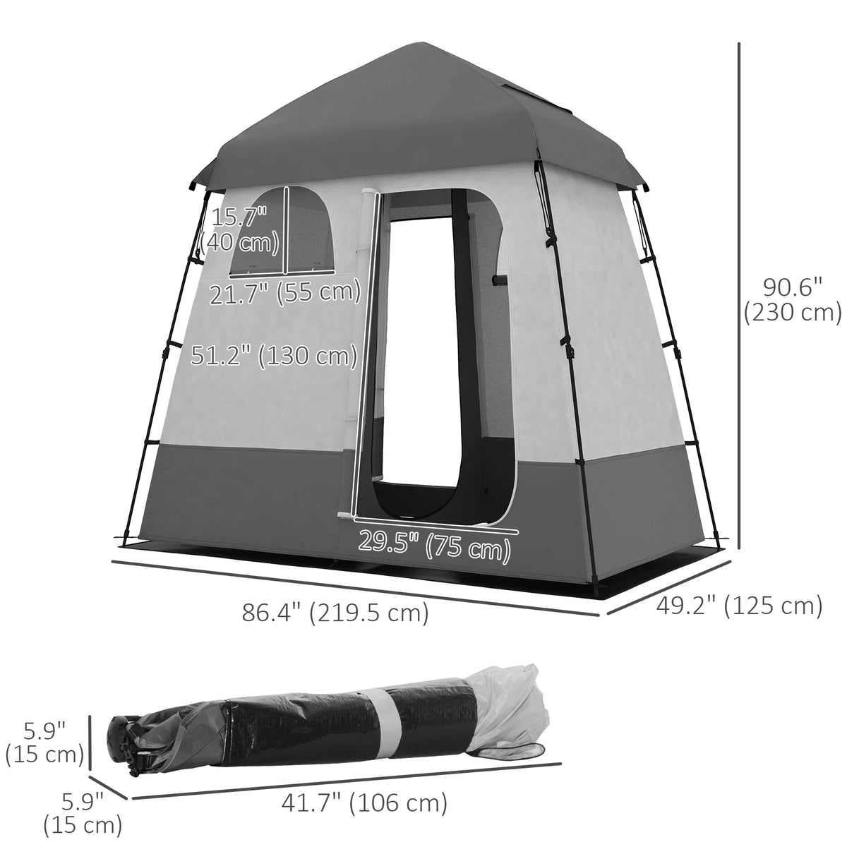 Pop Up Shower Tent  ( Amazon Shipping)（Prohibited by WalMart）