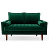Koby Home Sectional Loveseat Couch Sofa Mid-Century 58" Sofas Couches for Living Room Stale Mint