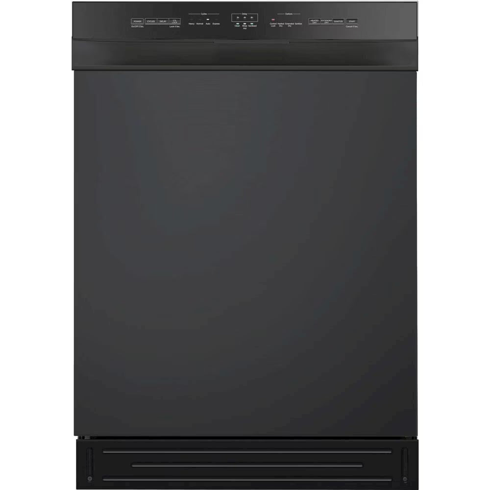MIDEA 24" Front Control Dishwasher, 52 dBA, Hybrid Tub