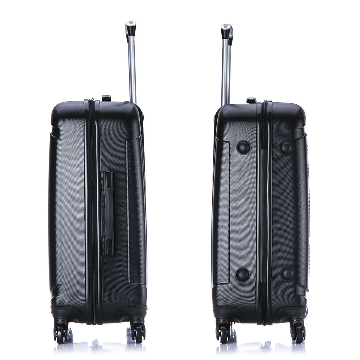 InUSA Pilot 3-Piece Hardside Luggage Sets with Spinner Wheels, Handle, Trolley, (20"/24"/28"), Blue