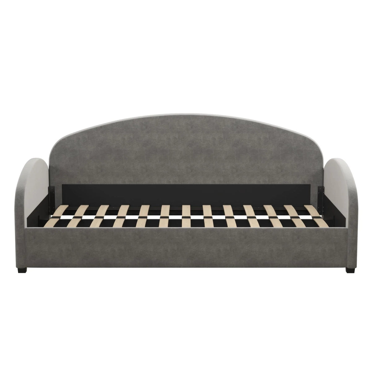 Mr. Kate Moon Upholstered Daybed Frame, Twin, Light Gray Velvet