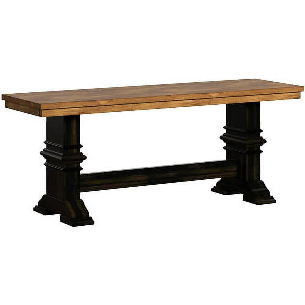 Weston Home Wooden Bench, Oak