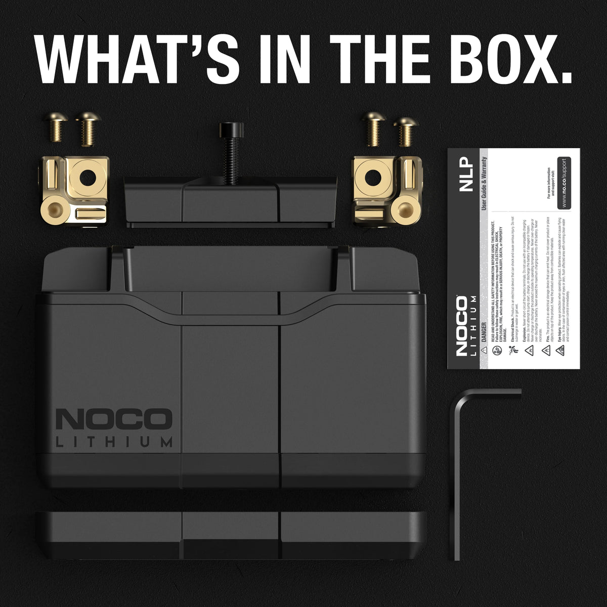 NOCO Lithium NLP9: Group 9 400A 12V 3Ah Lithium Powersport Battery