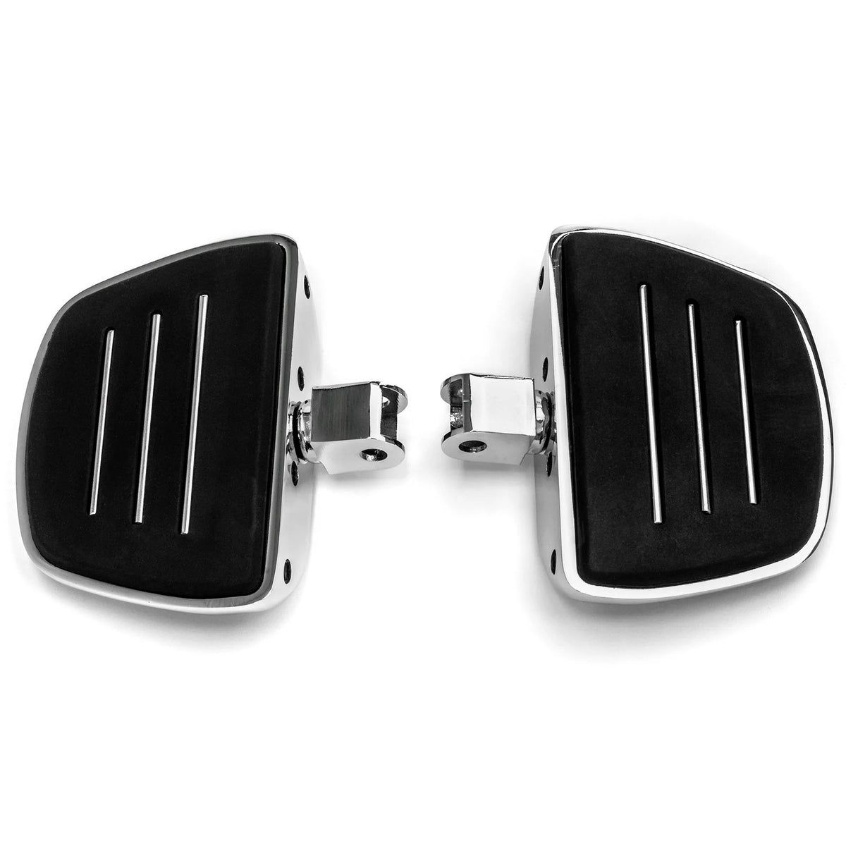 Krator Chrome Mini Board Floorboards Footpegs Compatible with Honda Shadow Aero 750 2000-2019 (Front Only)