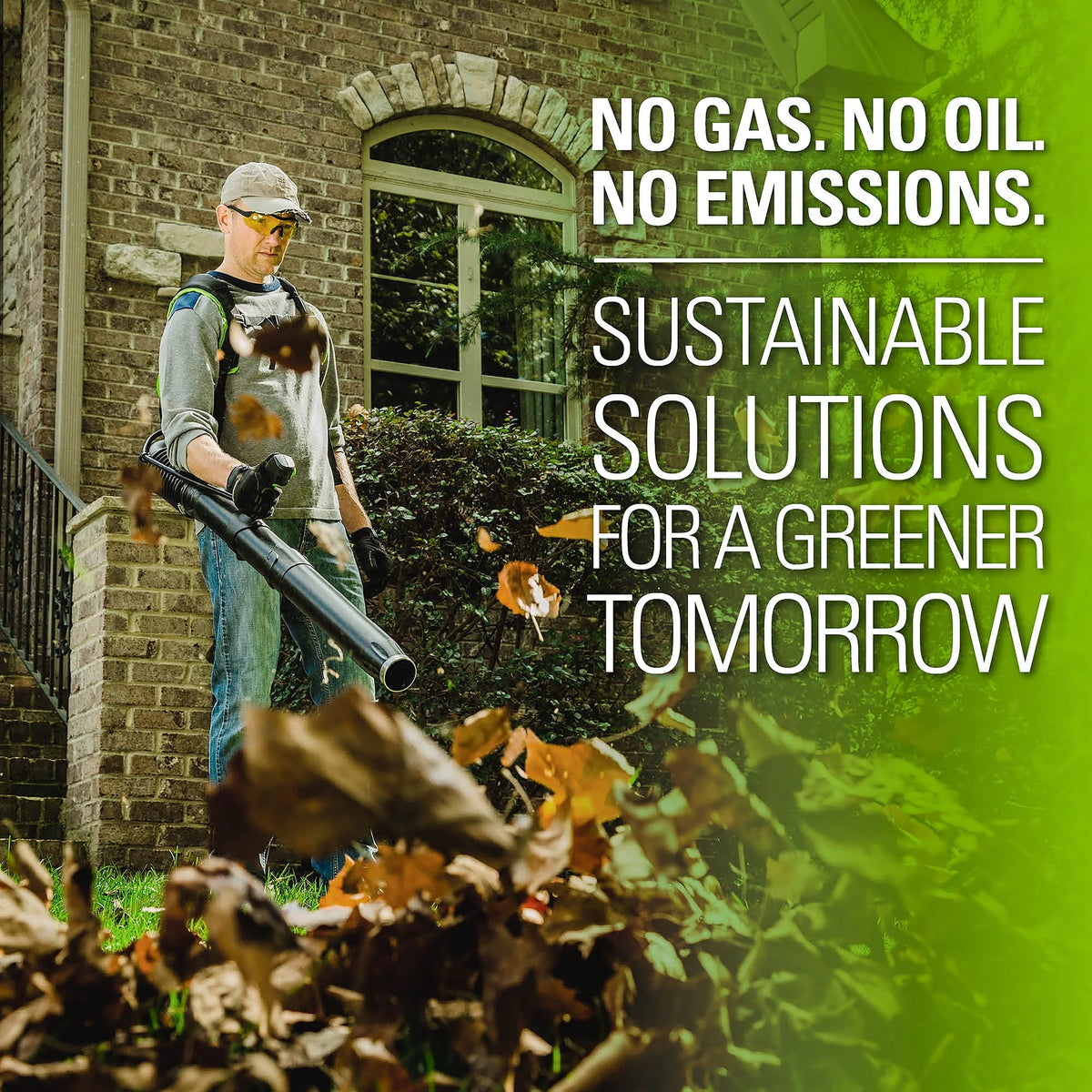 Greenworks Pro 80V 610 CFM Brushless Backpack Blower with 2.5 Ah Battery & Charger, 2404802