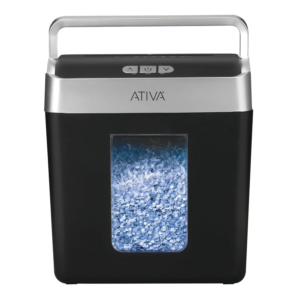 Ativa® 8 Sheet Micro-Cut Lift-Off Shredder With Handle, OMM83B