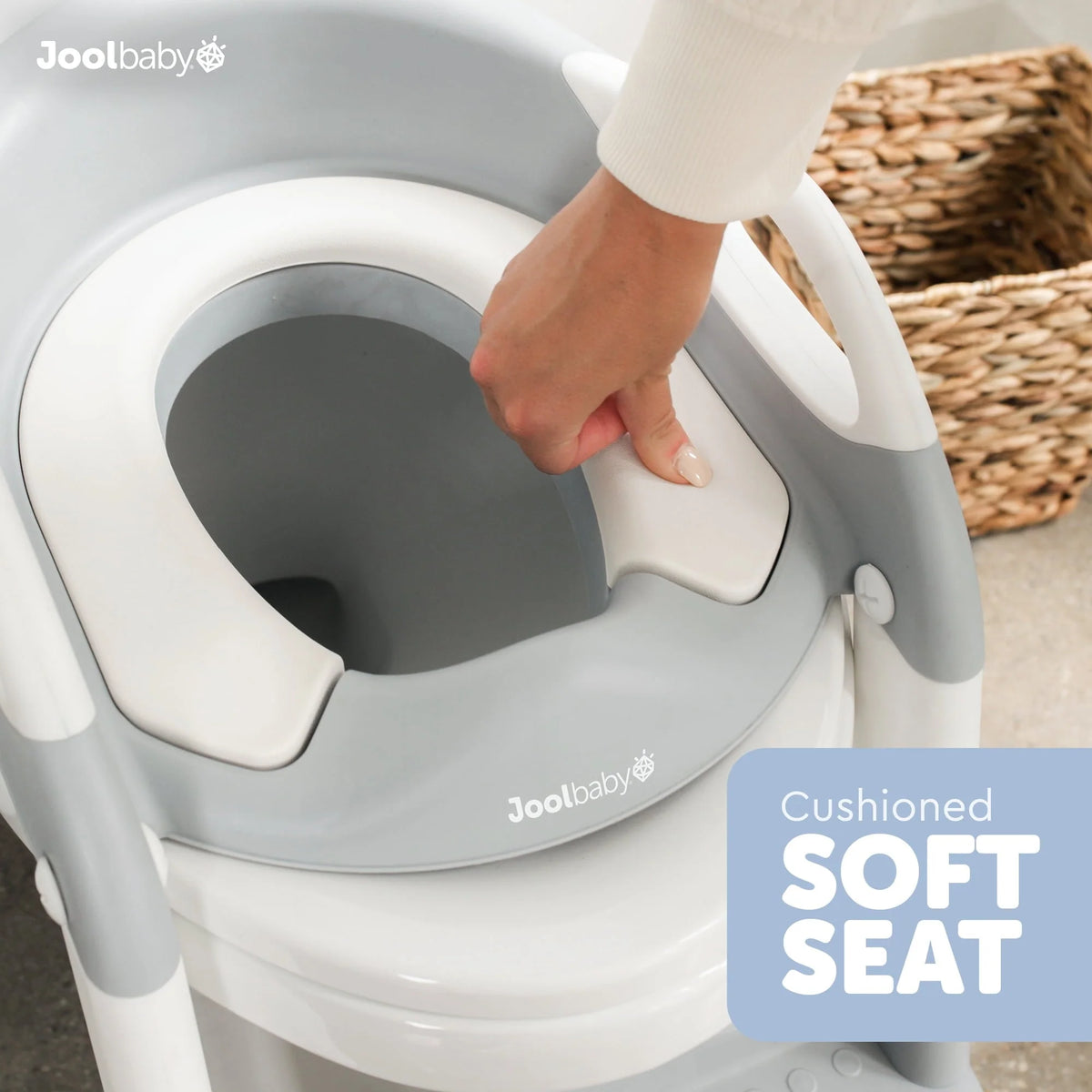 Jool Baby Potty Ladder - Gray
