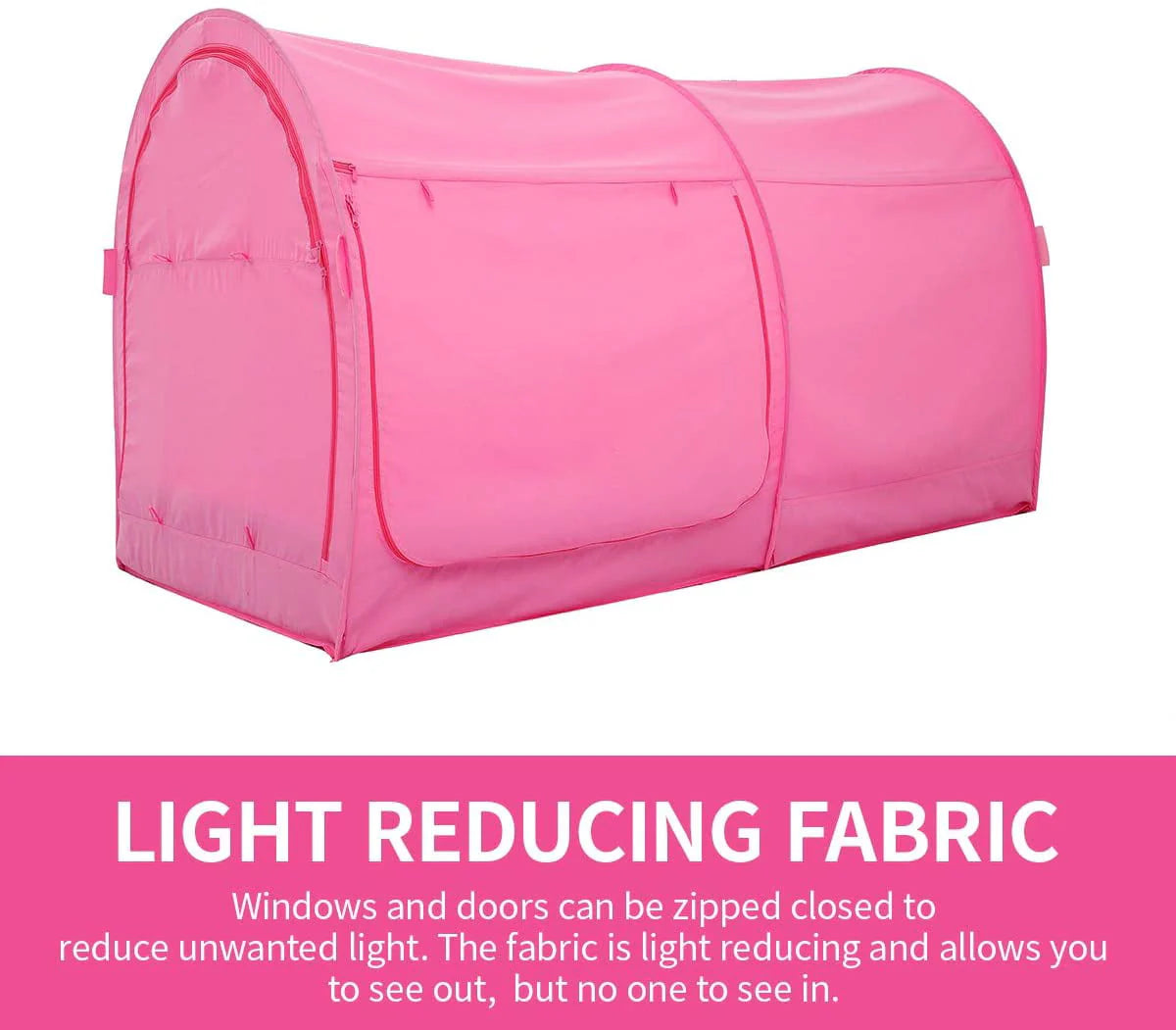 Alvantor Bed Tent Pop Up Canopy Full Pink