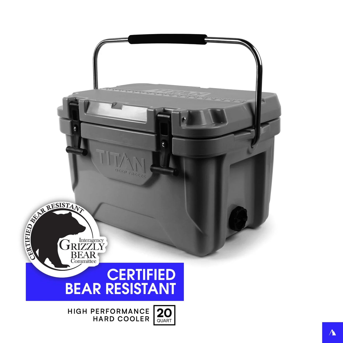 Titan by Arctic Zone™ 20 Quart/30 Can High Performance Hard Cooler - Blue