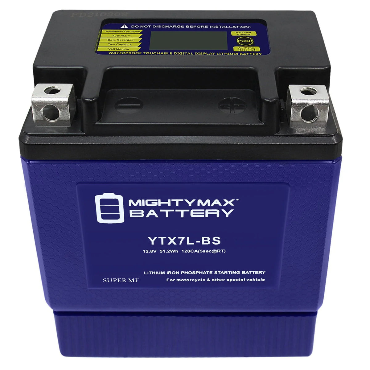 YTX7L-BS Lithium Battery Replaces Powersport Motorcycle ATV Scooter