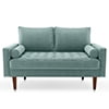 Koby Home Sectional Loveseat Couch Sofa Mid-Century 58" Sofas Couches for Living Room Stale Mint