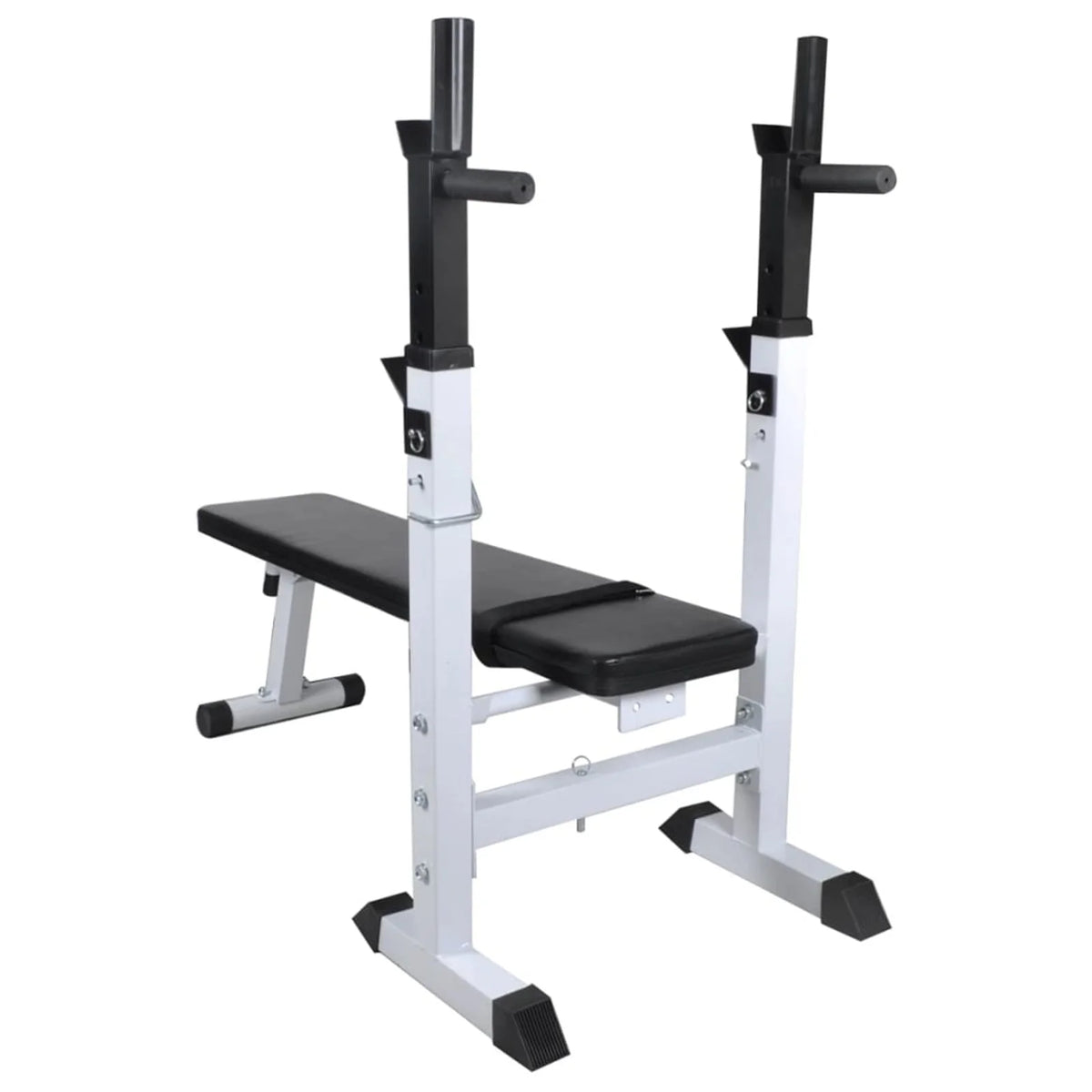 Htovila Workout Bench with Weight Rack, Barbell and Dumbbell Set 264.6 lb
