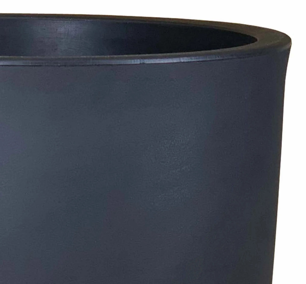 (3 pack) Better Homes & Gardens 18in Mosswood Resin Planter, Matte Black