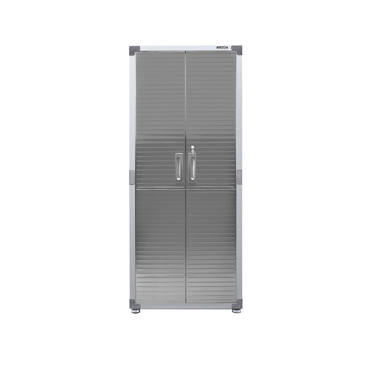 Seville Classics UltraHD? Steel Body Lockable Storage Cabinet Organizer Locker Shelving Unit, Graphite, 30" W x 18" D x 72" H