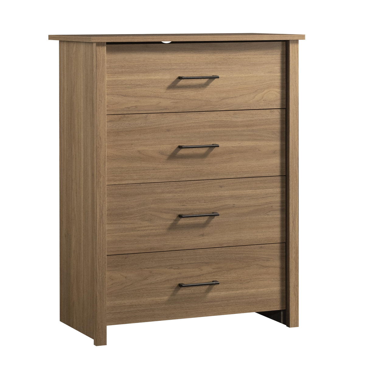 Mainstays Hillside 4-Drawer Dresser, Charcoal Finish