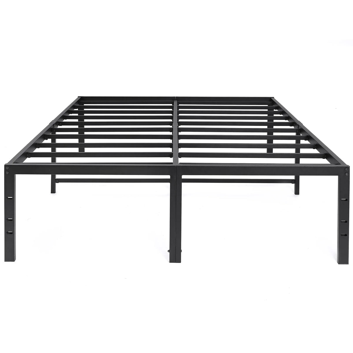 Lusimo Full Bed Frame 18 Inch Metal Platform Bed Frame Heavy Loading Steel Slat and Anti-Slip Support Easy Quick Lock Assembly No Box Spring Needed Full Size