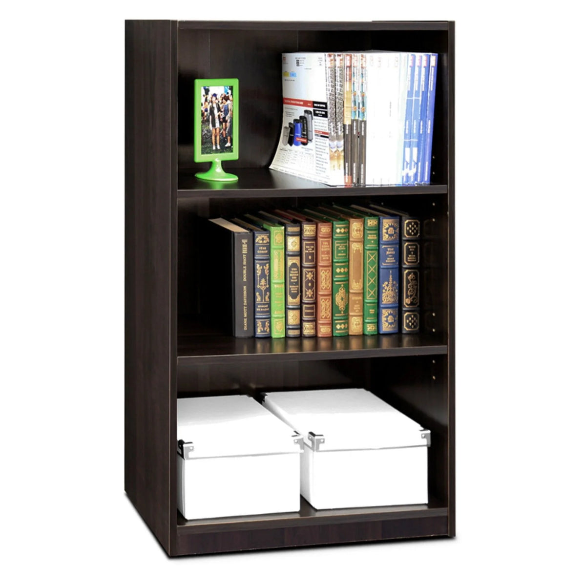 Furinno Jaya Simply Home 3-Shelf Bookcase