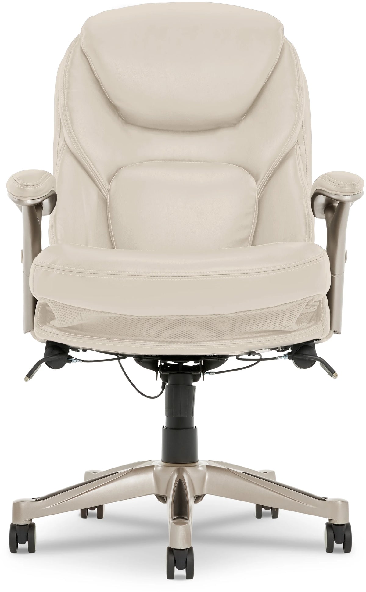 Serta Back in Motion Technology Fabric Executive Office Chair, Light Gray