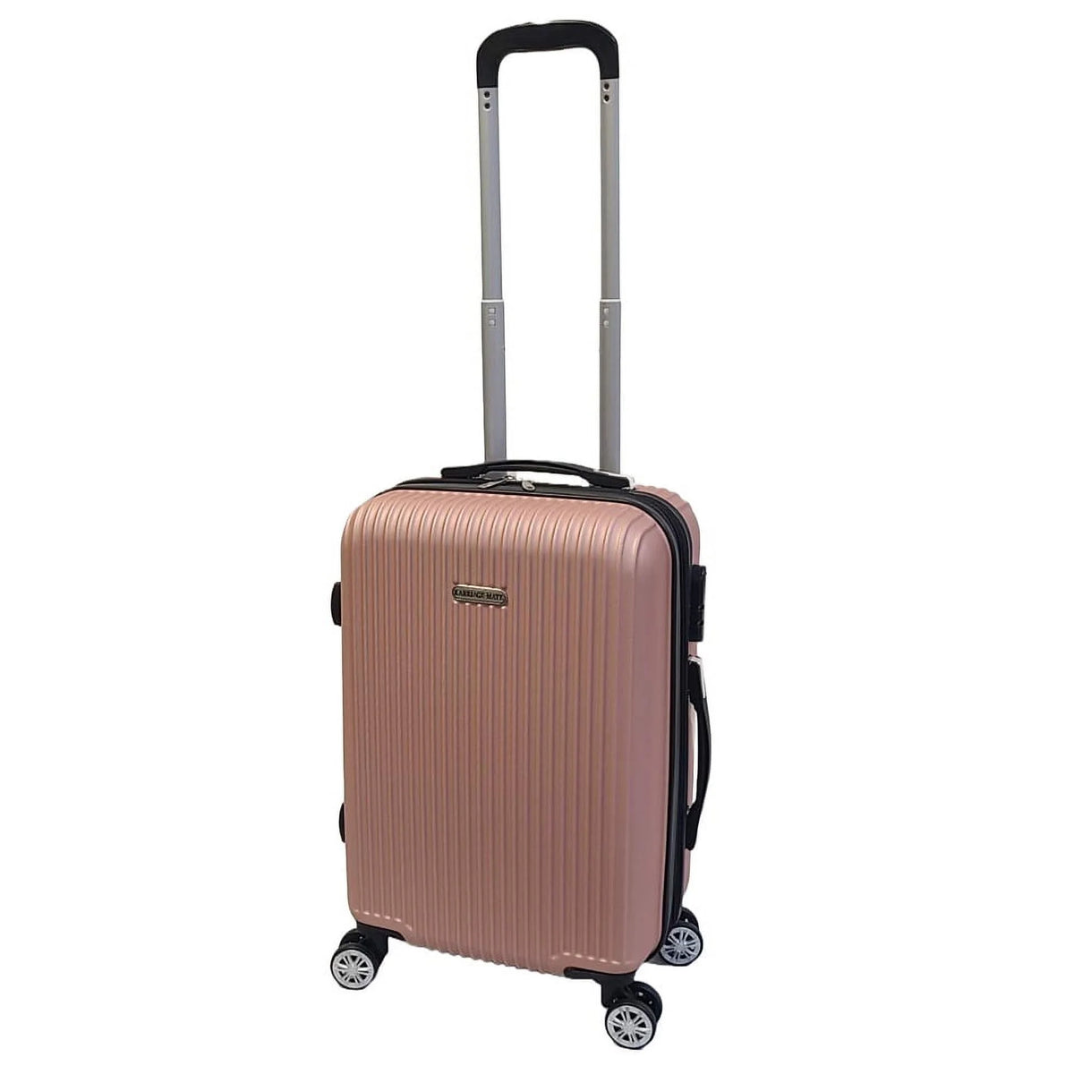 K-Cliffs 3pcs Luggage Set Lightweight Expandable Hard sided ABS Spinner Travel Suitcase  Black